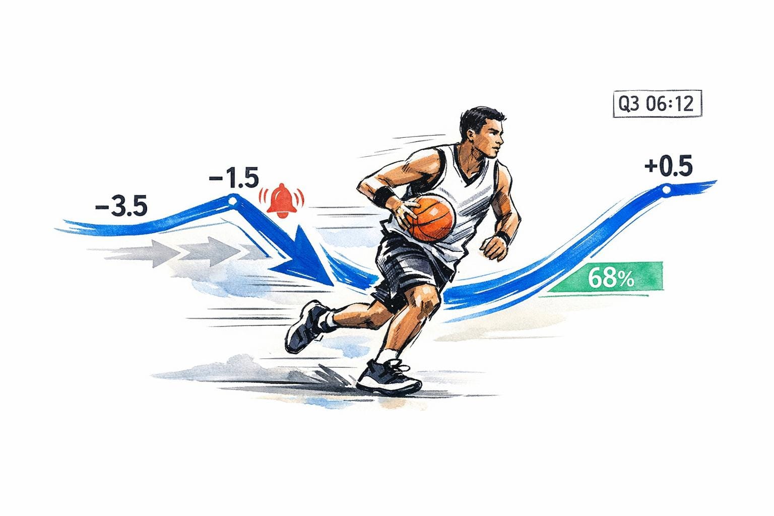 How to Track In-Game Spreads in Real Time