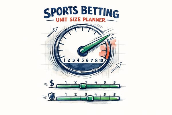 Sports Betting Unit Size Planner